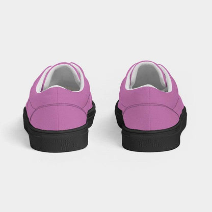 Light Medium Magenta Women's Canvas Sneakers (PIM3-ME-LI) - Back