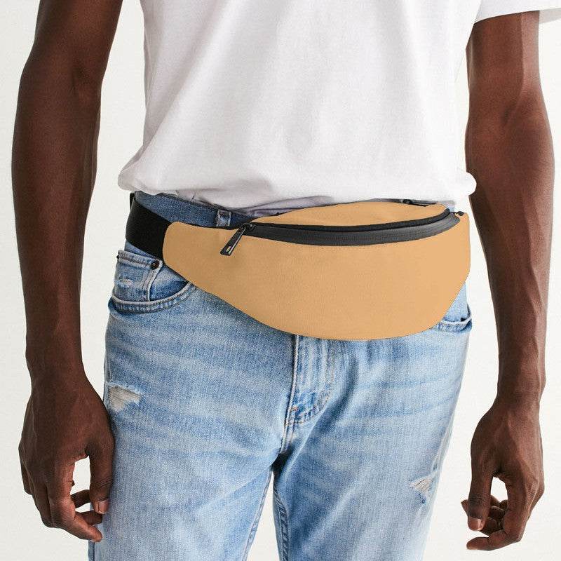 Light Medium Orange Belt Bag (YO3-ME-LI) - Man Front CloseUp