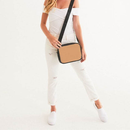 Light Medium Orange Crossbody Bag (O-ME-LI) - Woman Front