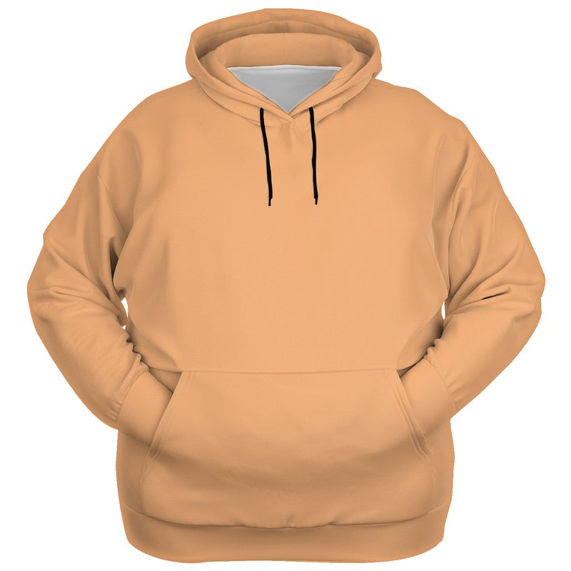 Light Medium Orange Hoodie PLUS (O-ME-LI) - Ghost Front PLUS