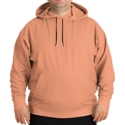 Light Medium Orange Hoodie PLUS (OR2-ME-LI) - Man Front PLUS