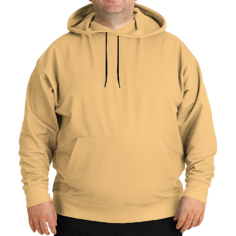 Light Medium Orange Hoodie PLUS (YO2-ME-LI) - Man Front PLUS