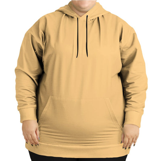 Light Medium Orange Hoodie PLUS (YO2-ME-LI) - Woman Front PLUS