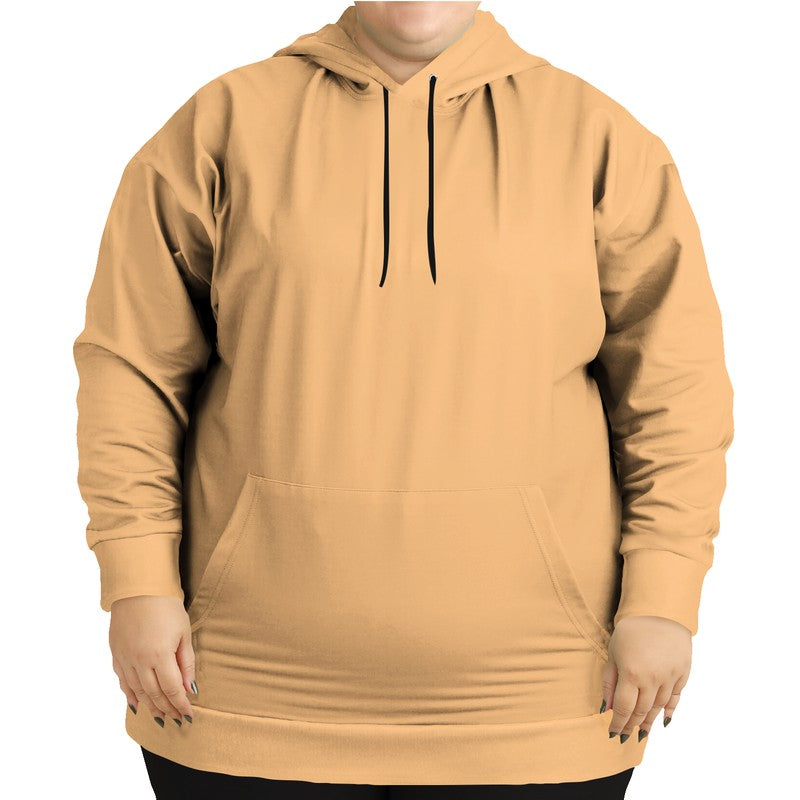 Light Medium Orange Hoodie PLUS (YO3-ME-LI) - Woman Front PLUS