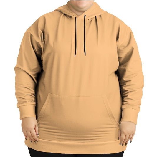 Light Medium Orange Hoodie PLUS (YO3-ME-LI) - Woman Front PLUS