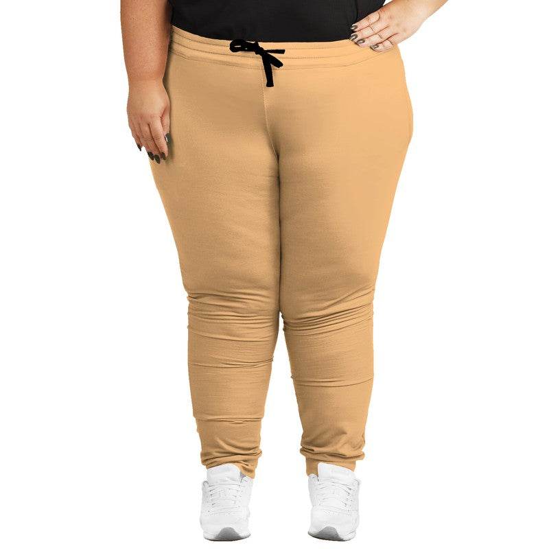 Light Medium Orange Joggers PLUS (YO3-ME-LI) - Woman Front PLUS