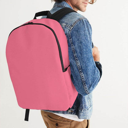 Light Medium Pink Waterproof Backpack (RPI3-ME-LI) - Man CloseUp