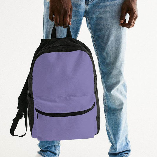 Light Medium Purple Canvas Backpack (PUI1-ME-LI) - Man Holding