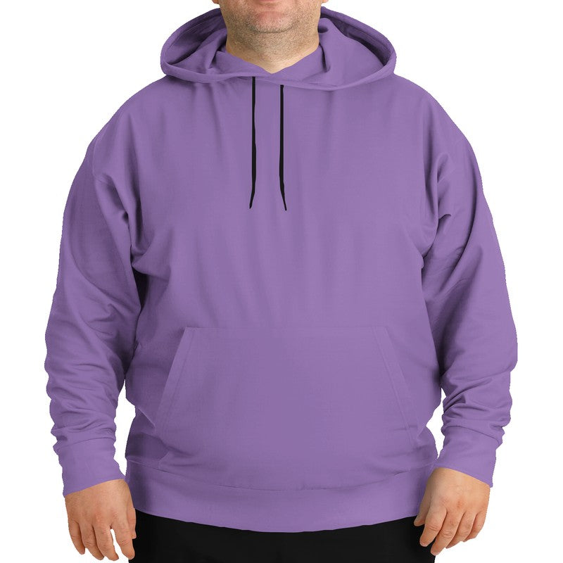 Light Medium Purple Hoodie PLUS (MPU3-ME-LI) - Man Front PLUS