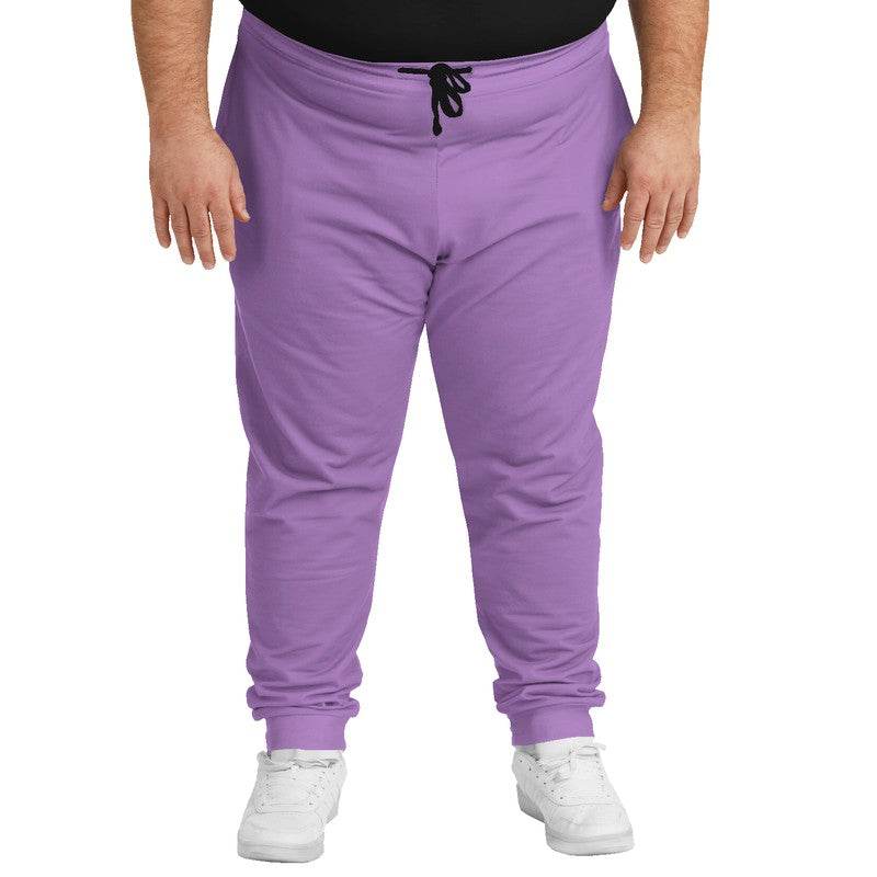 Light Medium Purple Joggers PLUS (MPU2-ME-LI) - Man Front PLUS