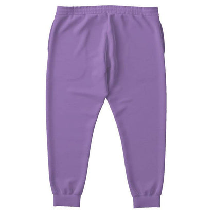 Light Medium Purple Joggers PLUS (MPU3-ME-LI) - Back PLUS