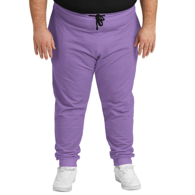 Light Medium Purple Joggers PLUS (MPU3-ME-LI) - Man Front PLUS