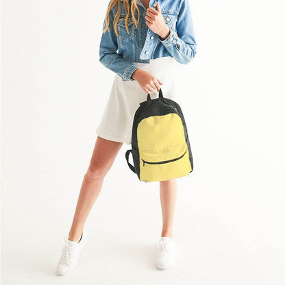 Light Medium Yellow Canvas Backpack (LY3-ME-LI) - Woman