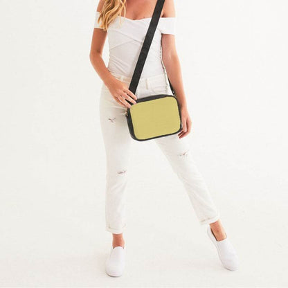 Light Medium Yellow Crossbody Bag (LY3-ME-LI) - Woman Front