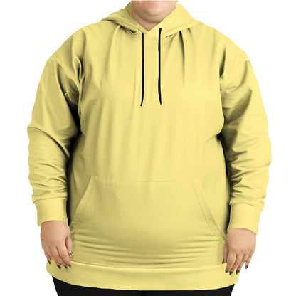 Light Medium Yellow Hoodie PLUS (LY3-ME-LI) - Woman Front PLUS