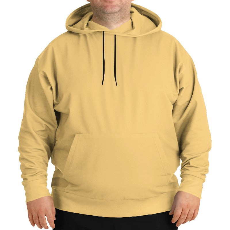 Light Medium Yellow Hoodie PLUS (YO1-ME-LI) - Man Front PLUS