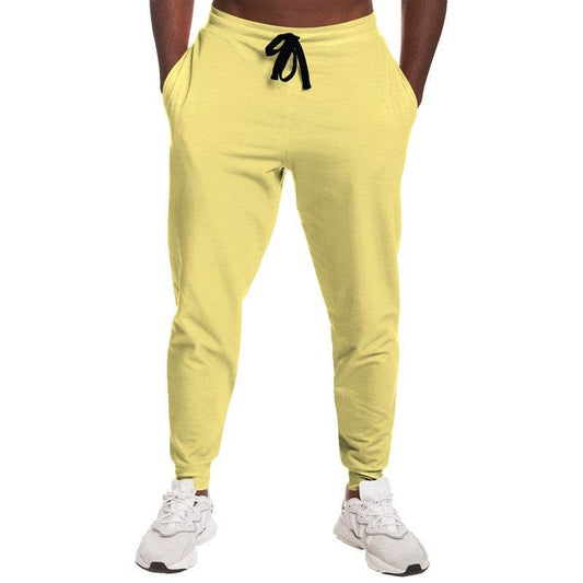 Light Medium Yellow Joggers (LY3-ME-LI) - Man Front