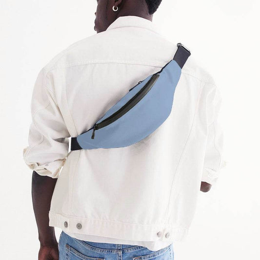 Light Muted Blue Belt Bag (IB2-MU-LI) - Man Back