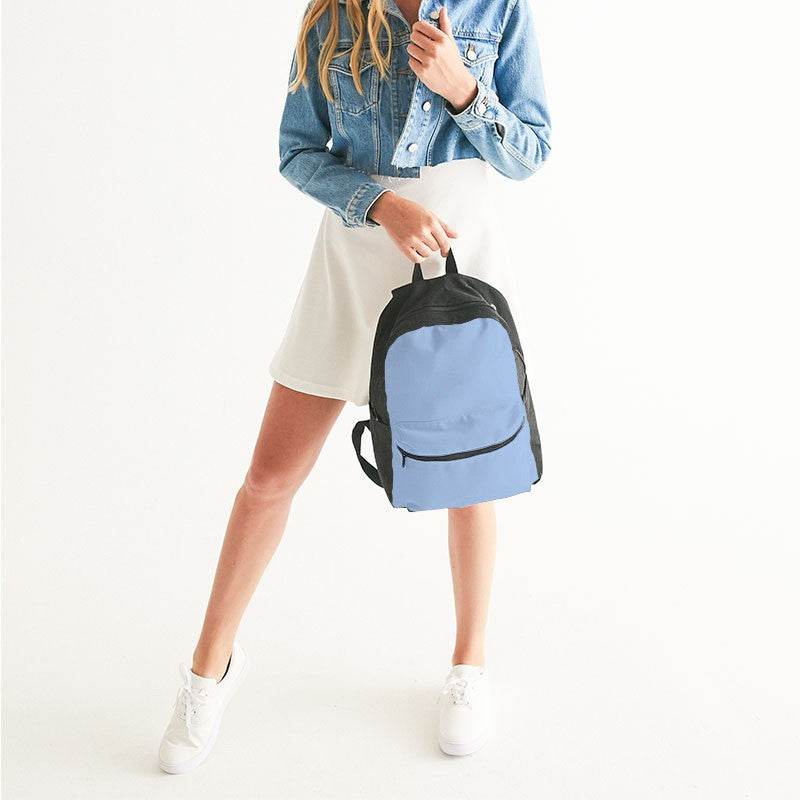 Light Muted Blue Canvas Backpack (IB2-MU-LI) - Woman