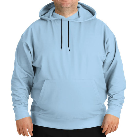 Light Muted Blue Hoodie PLUS (B-MU-LI) - Man Front PLUS