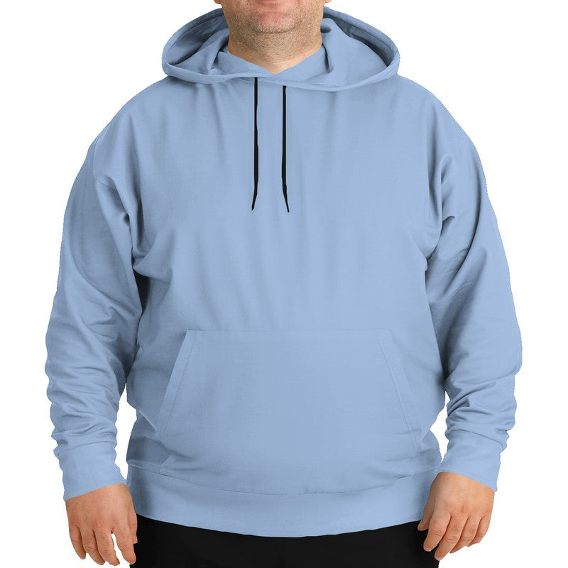 Light Muted Blue Hoodie PLUS (IB2-MU-LI) - Man Front PLUS
