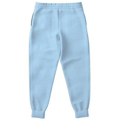 Light Muted Blue Joggers (B-MU-LI) - Back