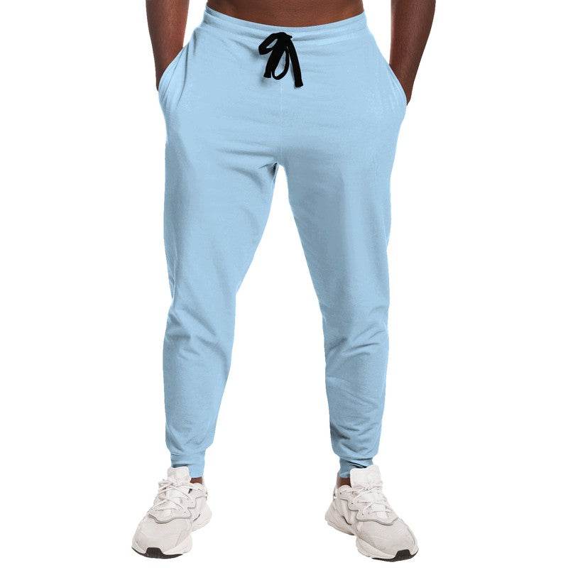 Light Muted Blue Joggers (B-MU-LI) - Man Front