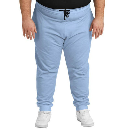 Light Muted Blue Joggers PLUS (IB2-MU-LI) - Man Front PLUS