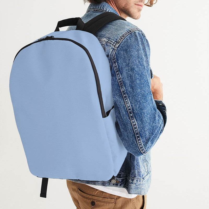 Light Muted Blue Waterproof Backpack (IB2-MU-LI) - Man CloseUp
