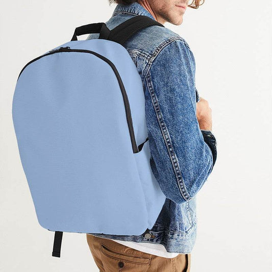Light Muted Blue Waterproof Backpack (IB2-MU-LI) - Man CloseUp