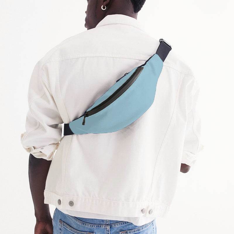 Light Muted Cyan Belt Bag (BC2-MU-LI) - Man Back