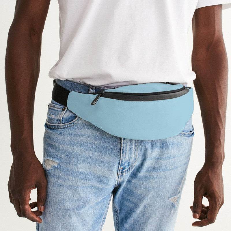 Light Muted Cyan Belt Bag (BC2-MU-LI) - Man Front CloseUp