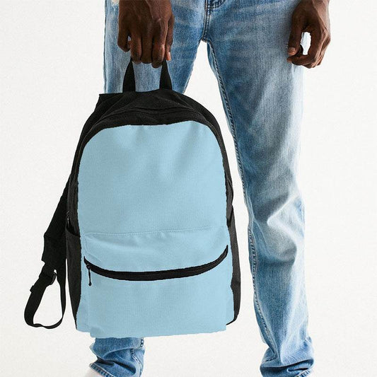Light Muted Cyan Canvas Backpack (BC2-MU-LI) - Man Holding