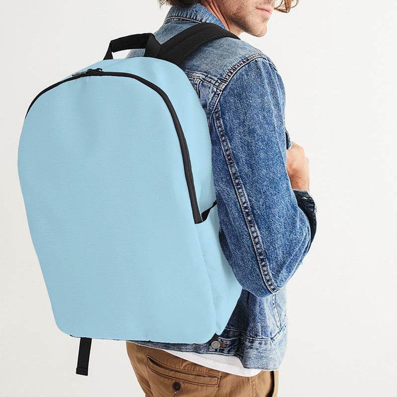 Light Muted Cyan Waterproof Backpack (BC2-MU-LI) - Man CloseUp