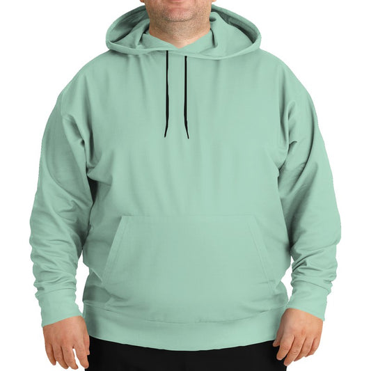 Light Muted Green Hoodie PLUS (BGG2-MU-LI) - Man Front PLUS