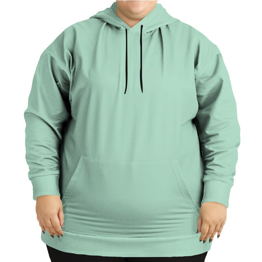 Light Muted Green Hoodie PLUS (BGG2-MU-LI) - Woman Front PLUS