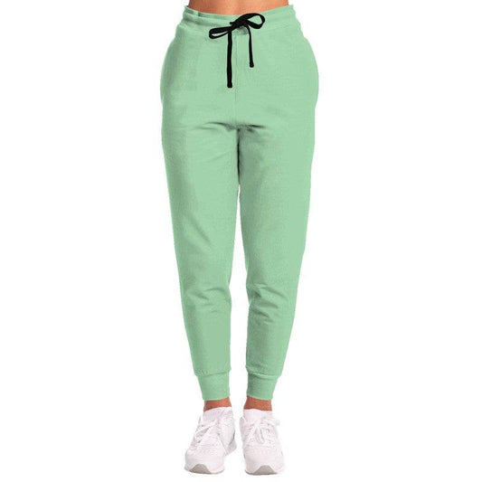 Light Muted Green Joggers (G-MU-LI) - Woman Front