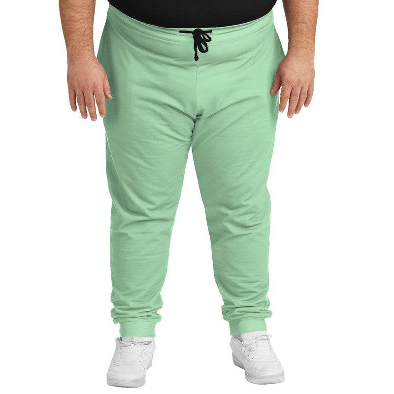 Light Muted Green Joggers PLUS (G-MU-LI) - Man Front PLUS