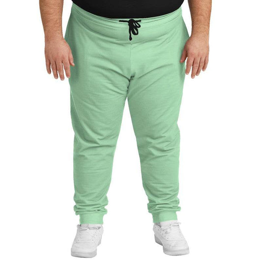 Light Muted Green Joggers PLUS (G-MU-LI) - Man Front PLUS