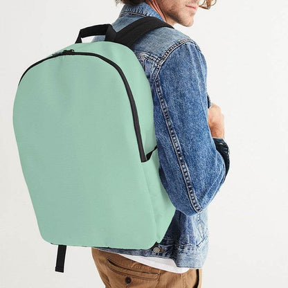 Light Muted Green Waterproof Backpack (BGG2-MU-LI) - Man CloseUp