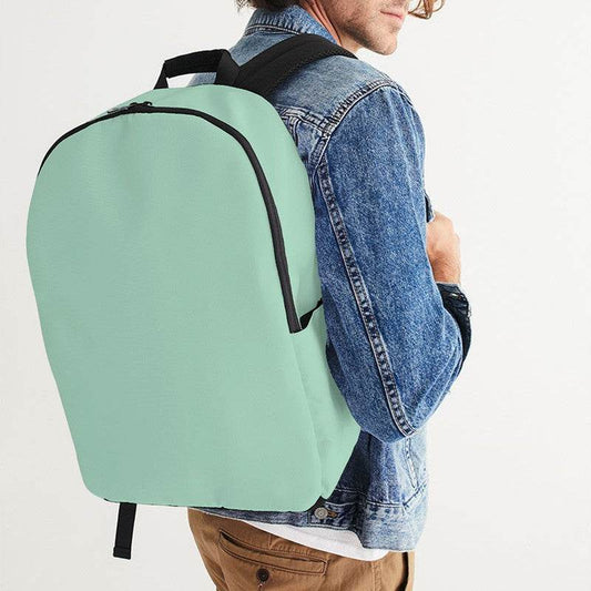 Light Muted Green Waterproof Backpack (BGG2-MU-LI) - Man CloseUp