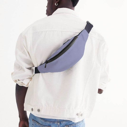 Light Muted Indigo Belt Bag (PUI2-MU-LI) - Man Back