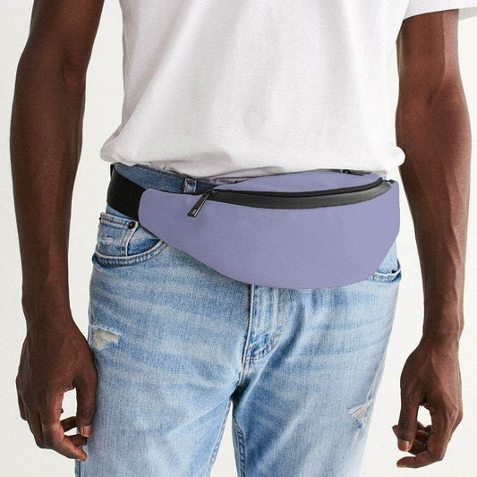 Light Muted Indigo Belt Bag (PUI2-MU-LI) - Man Front CloseUp