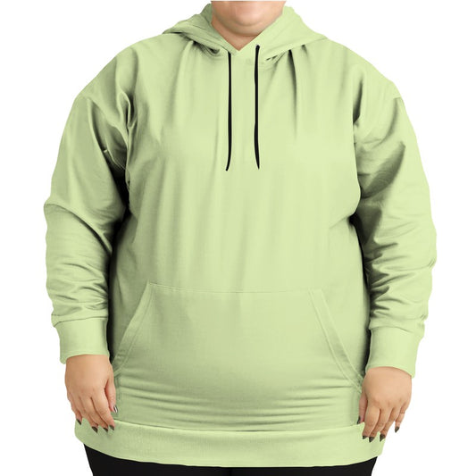 Light Muted Lime Hoodie PLUS (L-MU-LI) - Woman Front PLUS