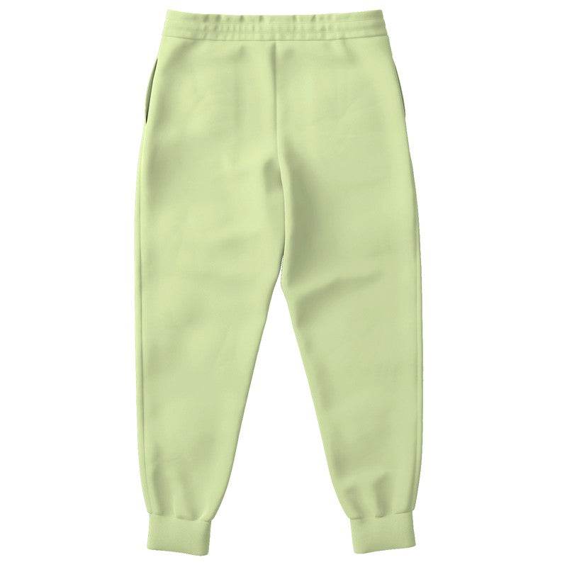 Light Muted Lime Joggers (L-MU-LI) - Back