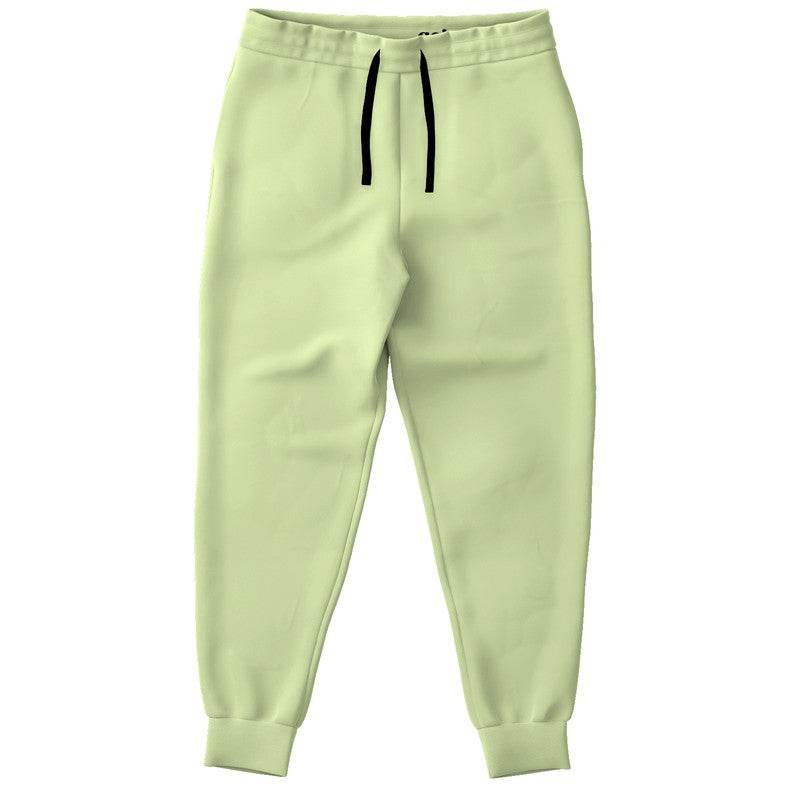 Light Muted Lime Joggers (L-MU-LI) - Front