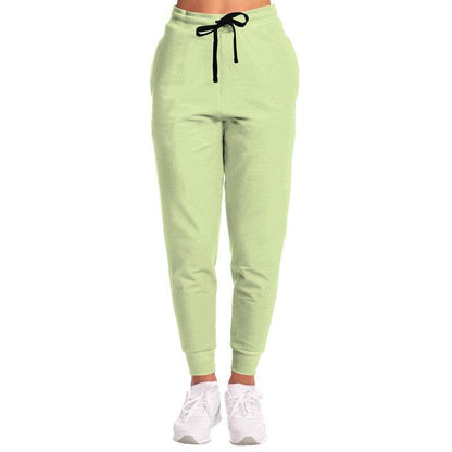 Light Muted Lime Joggers (L-MU-LI) - Woman Front