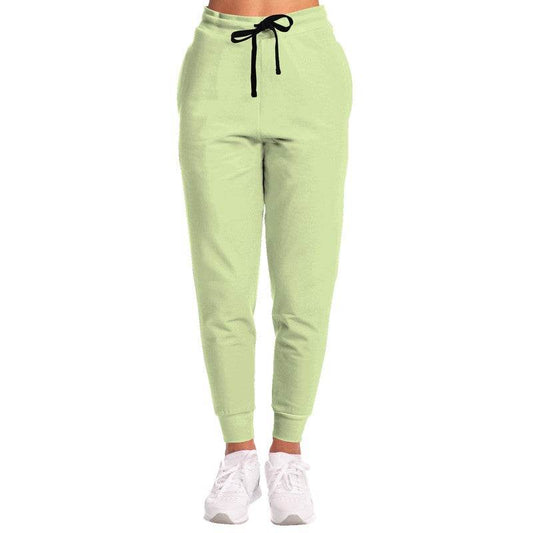 Light Muted Lime Joggers (L-MU-LI) - Woman Front