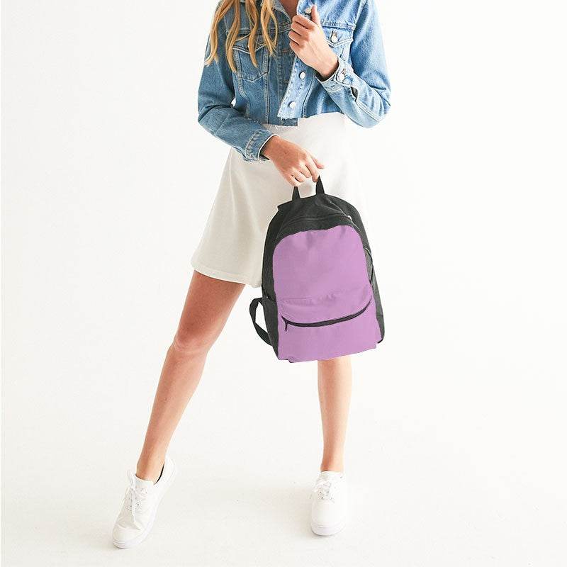Light Muted Magenta Canvas Backpack (M-MU-LI) - Woman
