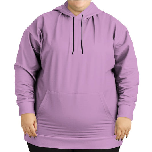 Light Muted Magenta Hoodie PLUS (M-MU-LI) - Woman Front PLUS